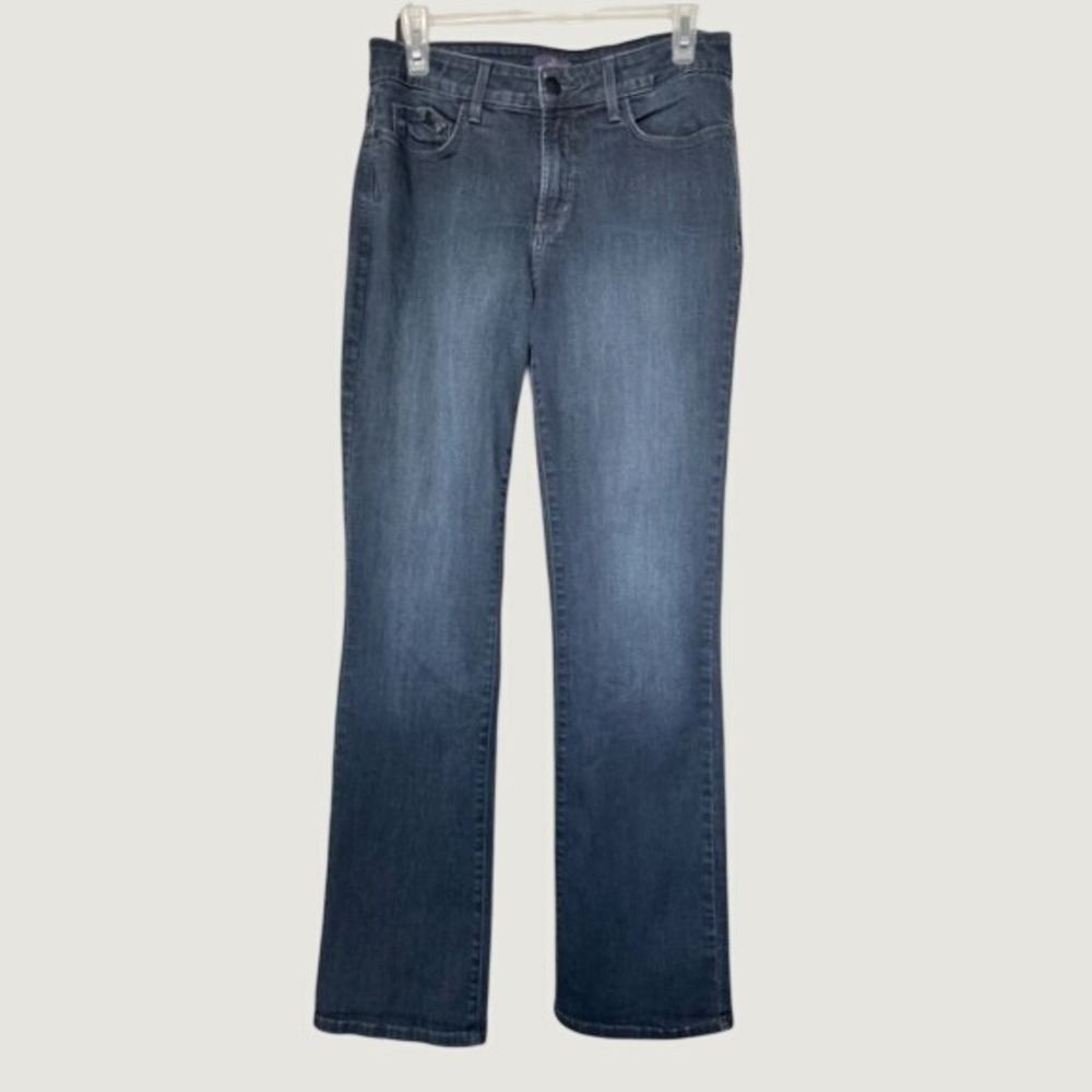 NYDJ Dark Wash Bootcut Jeans Stretch Denim Western Casual Trendy Women's Size 8